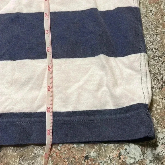 Abercrombie and Fitch Y2K Men’s T-shirt Striped Muscle Tight Fitted Sz L - Picture 6 of 8